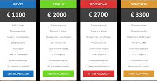 web design prijs