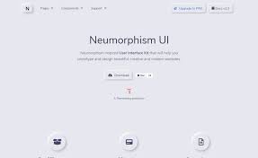 neumorphism webdesign